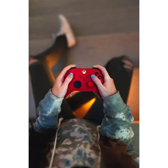 Microsoft Pulse Red Rouge Bluetooth/USB Manette de jeu Analogique/Numérique Xbox, Xbox One, Xbox Series S, Xbox Series X Microsoft Pulse Red Rouge Bluetooth/USB Manette de jeu Analogique/Numérique Xbox, Xbox One, Xbox Series S, Xbox Series X