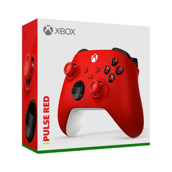 Microsoft Pulse Red Rouge Bluetooth/USB Manette de jeu Analogique/Numérique Xbox, Xbox One, Xbox Series S, Xbox Series X