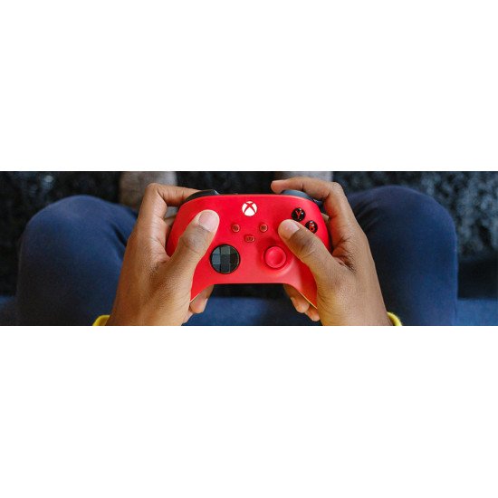 Microsoft Pulse Red Rouge Bluetooth/USB Manette de jeu Analogique/Numérique Xbox, Xbox One, Xbox Series S, Xbox Series X