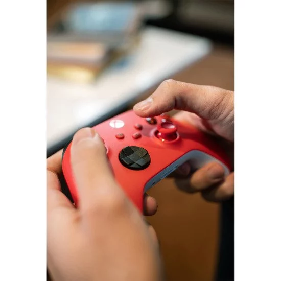 Microsoft Pulse Red Rouge Bluetooth/USB Manette de jeu Analogique/Numérique Xbox, Xbox One, Xbox Series S, Xbox Series X Microsoft Pulse Red Rouge Bluetooth/USB Manette de jeu Analogique/Numérique Xbox, Xbox One, Xbox Series S, Xbox Series X