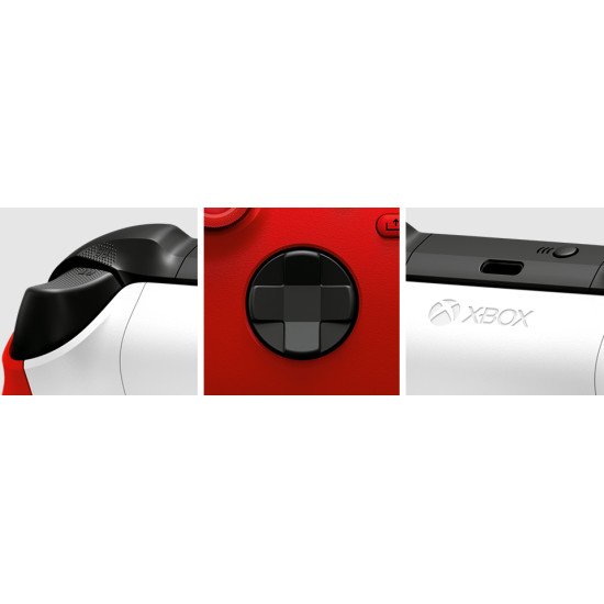 Microsoft Pulse Red Rouge Bluetooth/USB Manette de jeu Analogique/Numérique Xbox, Xbox One, Xbox Series S, Xbox Series X