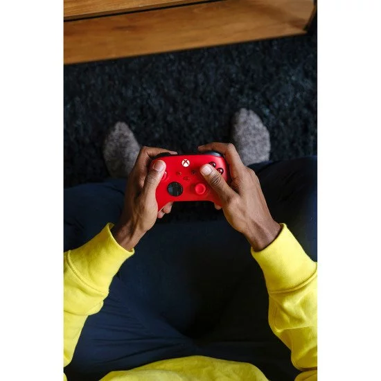 Microsoft Pulse Red Rouge Bluetooth/USB Manette de jeu Analogique/Numérique Xbox, Xbox One, Xbox Series S, Xbox Series X Microsoft Pulse Red Rouge Bluetooth/USB Manette de jeu Analogique/Numérique Xbox, Xbox One, Xbox Series S, Xbox Series X