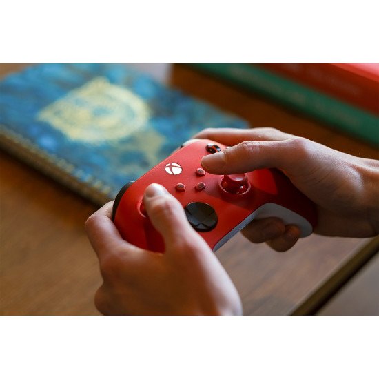 Microsoft Pulse Red Rouge Bluetooth/USB Manette de jeu Analogique/Numérique Xbox, Xbox One, Xbox Series S, Xbox Series X