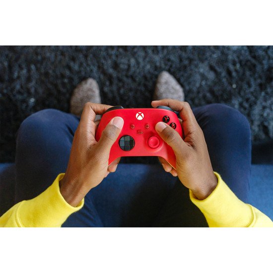 Microsoft Pulse Red Rouge Bluetooth/USB Manette de jeu Analogique/Numérique Xbox, Xbox One, Xbox Series S, Xbox Series X