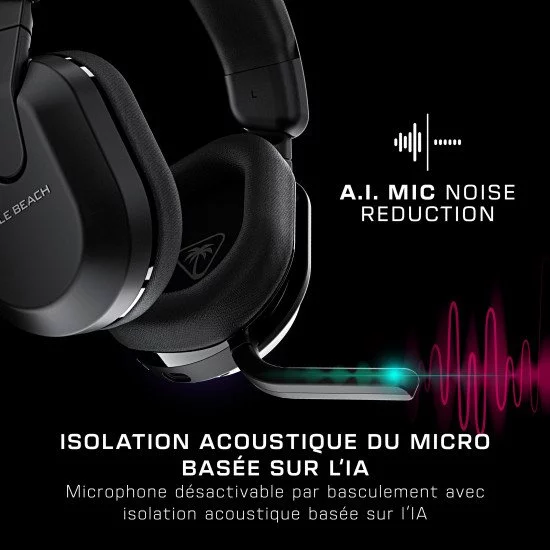 Turtle Beach Casque gaming amplifié multiplateforme sans fil Stealth 600 pour Xbox Series X|S, Xbox One, PC, Nintendo Switch et mobile - Bluetooth, 80 heures de batterie et microphone antibruit – Noir Turtle Beach Casque gaming amplifié multiplateforme sans fil Stealth 600 pour Xbox Series X|S, Xbox One, PC, Nintendo Switch et mobile - Bluetooth, 80 heures de batterie et microphone antibruit – Noir