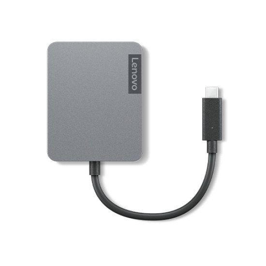 Lenovo 4X91A30366 hub & concentrateur USB 2.0 Type-C Gris