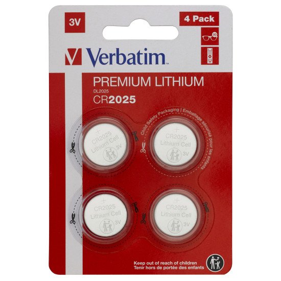 Verbatim CR2025 Batterie à usage unique Lithium