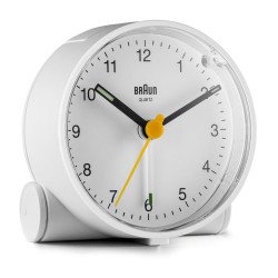 Braun BC01W Réveil à quartz Blanc Braun BC01W Réveil à quartz Blanc