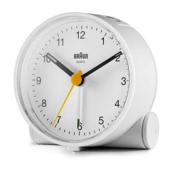 Braun BC01W Réveil à quartz Blanc Braun BC01W Réveil à quartz Blanc