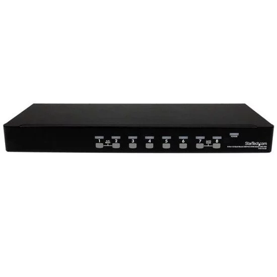 StarTech.com Commutateur KVM PS/2 USB 8 ports 1U empilables sur rack avec OSD StarTech.com Commutateur KVM PS/2 USB 8 ports 1U empilables sur rack avec OSD
