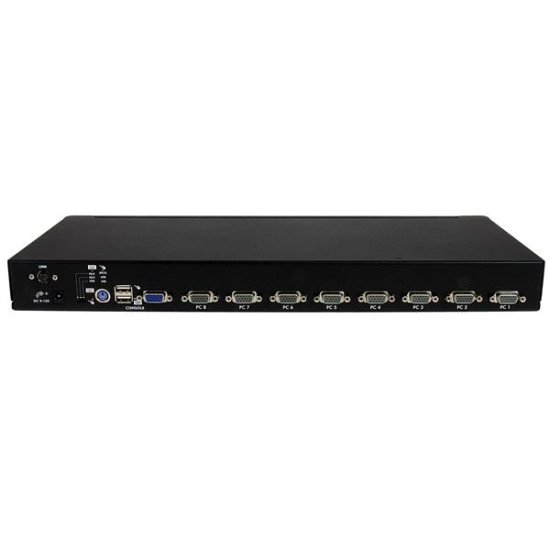 StarTech.com Commutateur KVM PS/2 USB 8 ports 1U empilables sur rack avec OSD