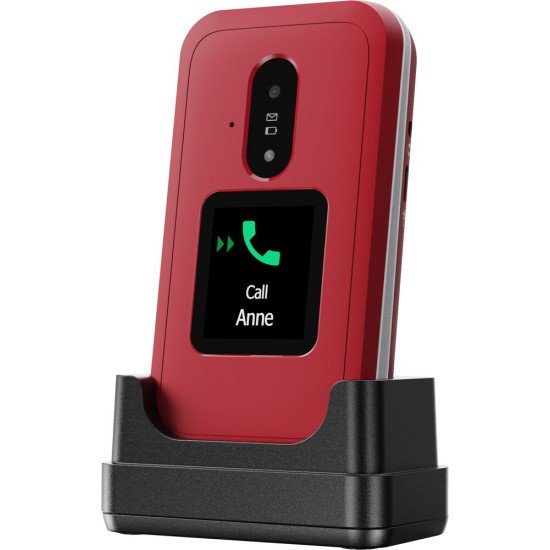 Doro Leva E30 7,11 cm (2.8") 142,7 g Rouge, Blanc Téléphone numérique