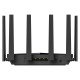 Cudy WR11000 routeur sans fil 2.5 Gigabit Ethernet Tri-bande (2,4 GHz / 5 GHz / 6 GHz) Noir