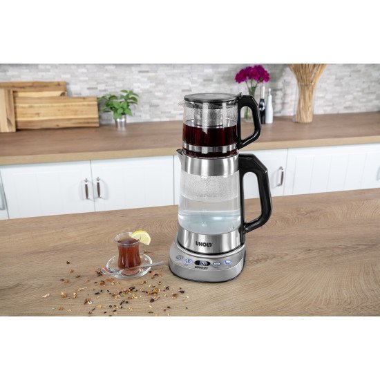 Unold 18215 Samowar Selin bouilloire 1,7 L 1800 W Acier inoxydable