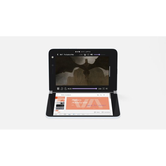 Microsoft Surface Duo 14,2 cm (5.6") Double SIM Android 10.0 4G USB Type-C 6 Go 256 Go 3577 mAh Blanc