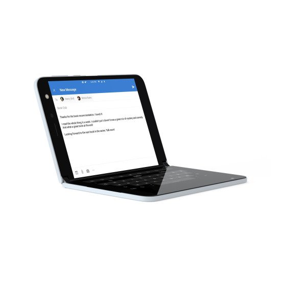 Microsoft Surface Duo 14,2 cm (5.6") Double SIM Android 10.0 4G USB Type-C 6 Go 256 Go 3577 mAh Blanc