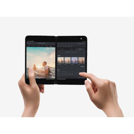 Microsoft Surface Duo 14,2 cm (5.6") Double SIM Android 10.0 4G USB Type-C 6 Go 256 Go 3577 mAh Blanc