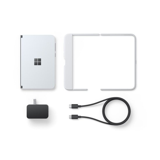 Microsoft Surface Duo 14,2 cm (5.6") Double SIM Android 10.0 4G USB Type-C 6 Go 256 Go 3577 mAh Blanc
