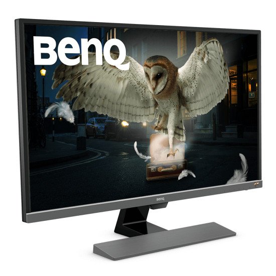 Benq EW3270U 80 cm (31.5") 3840 x 2160 pixels 4K Ultra HD LED Noir, Gris, Métallique