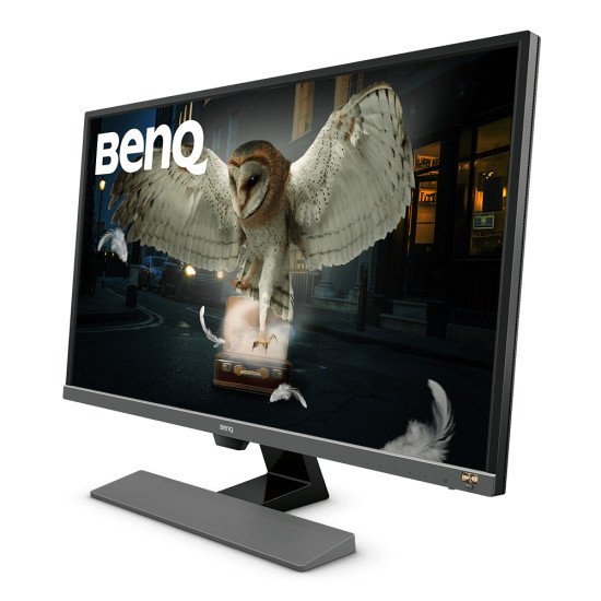Benq EW3270U 80 cm (31.5") 3840 x 2160 pixels 4K Ultra HD LED Noir, Gris, Métallique