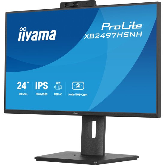 iiyama ProLite XB2497HSNH-B1 24IN IPS LCD 4MS 1920X1080 350CD/M2 HDMI/DP/USB 2 écran PC 60,5 cm (23.8") 1920 x 1080 pixels Full HD Noir