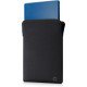 HP Housse de protection réversible pour ordinateur portable 15,6 pouces (bleu)