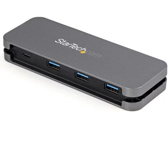 StarTech.com HB30CM3A1CB hub & concentrateur USB 3.2 Gen 1 (3.1 Gen 1) Type-C 5000 Mbit/s Noir, Gris StarTech.com HB30CM3A1CB hub & concentrateur USB 3.2 Gen 1 (3.1 Gen 1) Type-C 5000 Mbit/s Noir, Gris