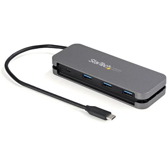 StarTech.com HB30CM3A1CB hub & concentrateur USB 3.2 Gen 1 (3.1 Gen 1) Type-C 5000 Mbit/s Noir, Gris StarTech.com HB30CM3A1CB hub & concentrateur USB 3.2 Gen 1 (3.1 Gen 1) Type-C 5000 Mbit/s Noir, Gris