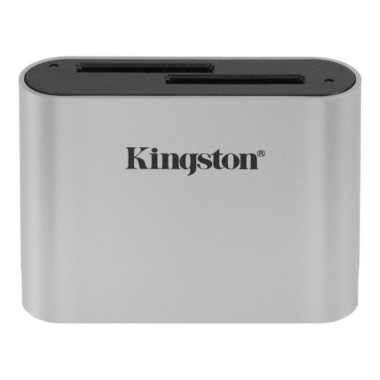 Kingston Technology Workflow SD Reader lecteur de carte mémoire USB 3.2 Gen 1 (3.1 Gen 1) Noir, Argent