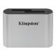 Kingston Technology Workflow SD Reader lecteur de carte mémoire USB 3.2 Gen 1 (3.1 Gen 1) Noir, Argent