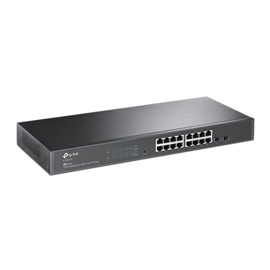 TP-LINK TL-SG2218 commutateur réseau Géré L2/L2+ Gigabit Ethernet (10/100/1000) Noir