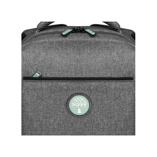 Port Designs YOSEMITE Eco XL sacoche d'ordinateurs portables 39,6 cm (15.6") Sac à dos Gris