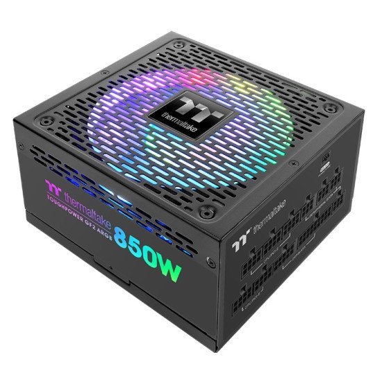 Thermaltake Toughpower GF2 ARGB 850W - TT Premium Edition unité d'alimentation d'énergie 24-pin ATX Noir Thermaltake Toughpower GF2 ARGB 850W - TT Premium Edition unité d'alimentation d'énergie 24-pin ATX Noir