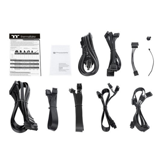 Thermaltake Toughpower GF2 ARGB 850W - TT Premium Edition unité d'alimentation d'énergie 24-pin ATX Noir Thermaltake Toughpower GF2 ARGB 850W - TT Premium Edition unité d'alimentation d'énergie 24-pin ATX Noir
