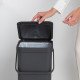 Brabantia SORT & GO RECYCLE BIN 40 L Rectangulaire Gris