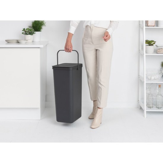 Brabantia SORT & GO RECYCLE BIN 40 L Rectangulaire Gris