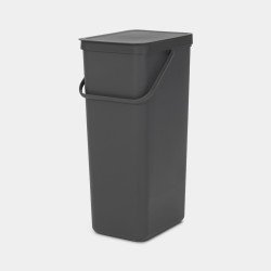 Brabantia SORT & GO RECYCLE BIN 40 L Rectangulaire Gris Brabantia SORT & GO RECYCLE BIN 40 L Rectangulaire Gris