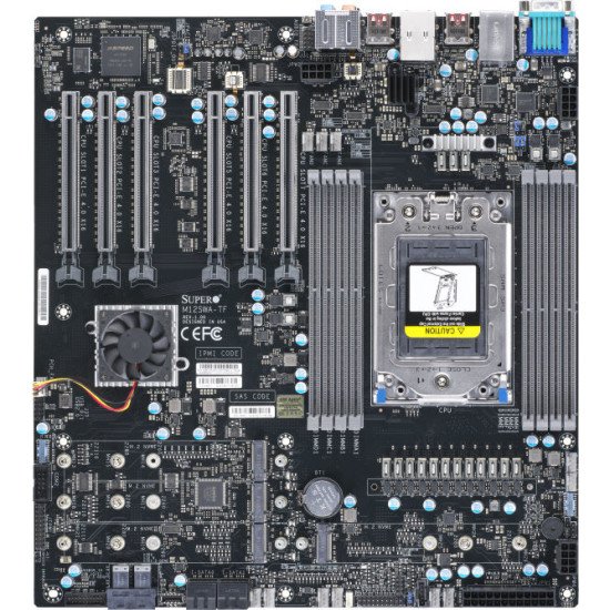 Supermicro MBD-M12SWA-TF Socket sWRX8 ATX étendu