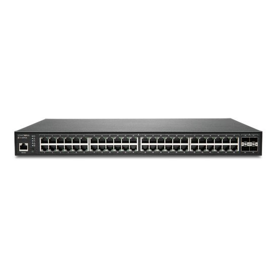 SonicWall SWS14-48FPOE Géré L2 Gigabit Ethernet (10/100/1000) Connexion Ethernet POE 1U Noir