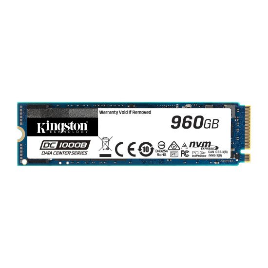 Kingston Technology DC1000B M.2 960 Go PCI Express 3.0 3D TLC NVMe Kingston Technology DC1000B M.2 960 Go PCI Express 3.0 3D TLC NVMe