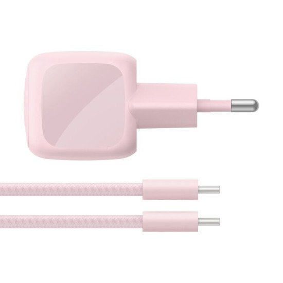 Belkin BoostCharge Ordinateur portable Rose Secteur Charge rapide Intérieure