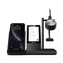 Yealink WH66 Mono Teams Systèmes de conférences audio personnelle Bluetooth Noir