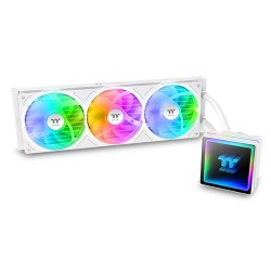 Thermaltake TH360 V3 ARGB Processeur Refroidisseur de liquide tout-en-un 12 cm Blanc 1 pièce(s)