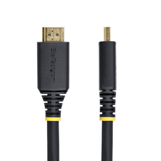 StarTech.com Câble HDMI Ultra Haut Débit Certifié de 5m, 8K 60 Hz/4K 120 Hz, Câble HDMI 2.1 avec HDR10+ / eARC, 48 Gbps, Câble HDMI 8K pour Moniteur/Téléviseur/Écran, Gaine TPE Flexible