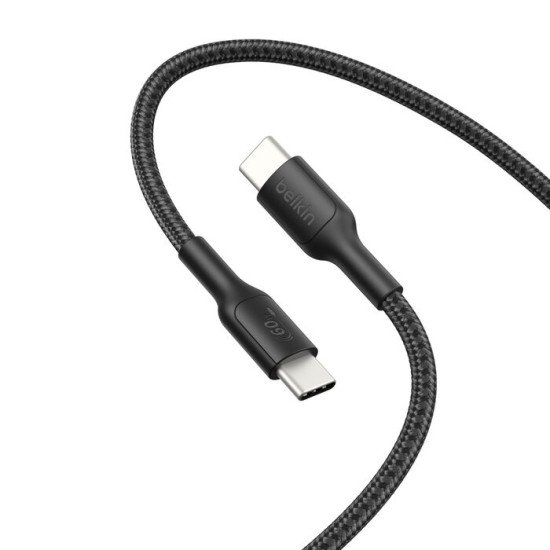 Belkin ENA008HQ2MBK câble USB USB 2.0 2 m USB C Noir Belkin ENA008HQ2MBK câble USB USB 2.0 2 m USB C Noir