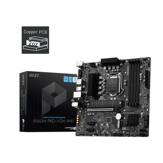 MSI B560M PRO-VDH WIFI carte mère Intel B560 LGA 1200 micro ATX