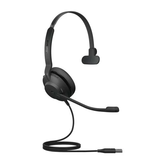 Jabra Evolve2 30 Casque Avec fil Arceau Bureau/Centre d'appels USB Type-A Noir Jabra Evolve2 30 Casque Avec fil Arceau Bureau/Centre d'appels USB Type-A Noir
