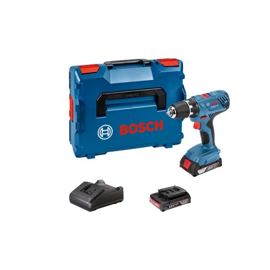 Bosch GSR 18V-21 Professional 1800 tr/min Noir, Bleu