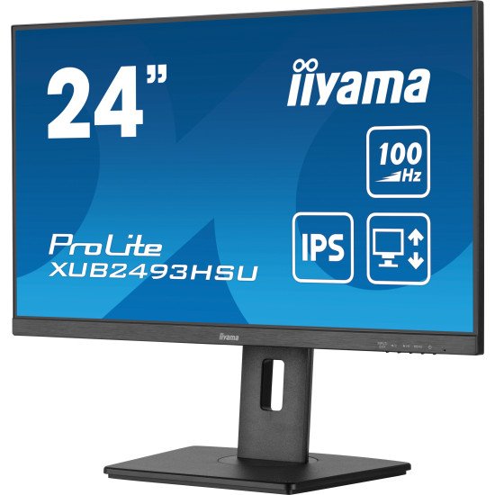 iiyama ProLite écran PC 60,5 cm (23.8") 1920 x 1080 pixels Full HD LED Noir