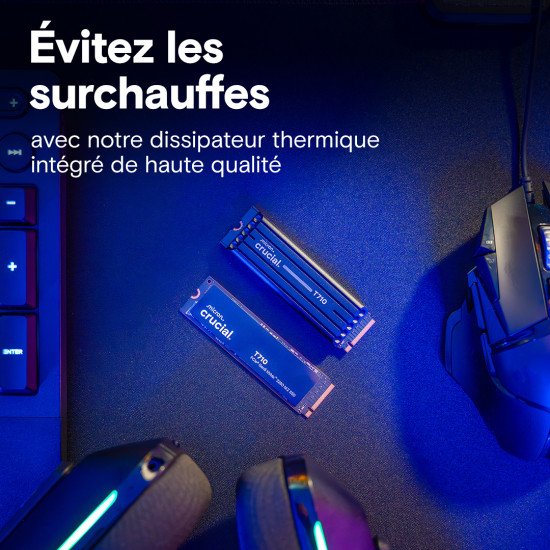 Crucial T710 2 To M.2 PCI Express 5.0 NVMe Crucial T710 2 To M.2 PCI Express 5.0 NVMe